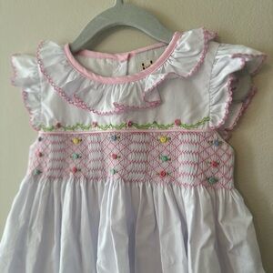 Colorful Spring Smocked Dress